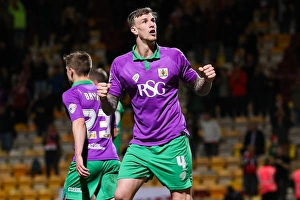 Framed Print : Aden Flint's Goal Celebration: Bradford City vs. Bristol City (Promotion Battle), April 14, 2015 Framed Print : Aden Flint's Goal Celebration: Bradford City vs. Bristol City (Promotion Battle), April 14, 2015