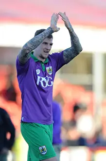 Crawley Town V Bristol City Prints: Aden Flint's Goal Secures 1-2 Win for Bristol City over Crawley