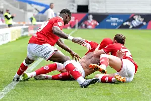 Aden Flint's Hat-trick Heroics: Bristol City's Glory Over Walsall in Sky Bet League One (03/05/2015)