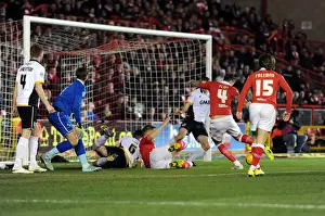Aden Flint's Powerful Shot: Bristol City vs Port Vale, Sky Bet League One