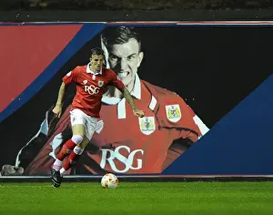 Bristol City V Leyton Orient Prints: Aden Flint's Pride: Bristol City Footballer Stands Tall Against Leyton Orient in 2014
