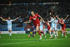 Framed Print : Aden Flint's Thrilling Goal Celebration: Huddersfield Town vs. Bristol City, Sky Bet Championship (December 12, 2015) Framed Print : Aden Flint's Thrilling Goal Celebration: Huddersfield Town vs. Bristol City, Sky Bet Championship (December 12, 2015)