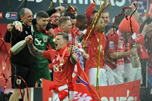 March Prints: Aden Flint's Triumph: Bristol City Lifts Johnstone Paint Trophy at Wembley, 2015