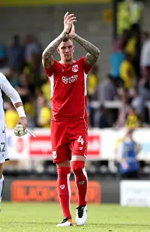 Framed Print : Aden Flint's Triumphant Applause: Burton Albion v Bristol City, Sky Bet Championship (13 / 08 / 2016) Framed Print : Aden Flint's Triumphant Applause: Burton Albion v Bristol City, Sky Bet Championship (13 / 08 / 2016)