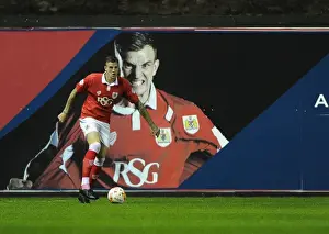 Bristol City V Leyton Orient Prints: Aden Flint's Unwavering Determination: The Bristol City Footballer Faces Leyton Orient