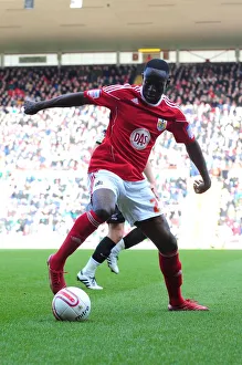 Adomah in Action: Bristol City vs Scunthorpe United, Championship 2010