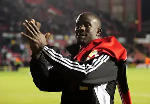 Bristol City V Derby County Prints: Adomah in Action: Championship Clash between Bristol City and Derby County at Ashton Gate Stadium (11-12-2010)