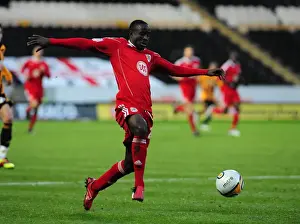 Adomah in Action: Championship Showdown between Hull City and Bristol City (18/12/2010)