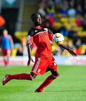 Images Dated 22nd September 2012: Adomah in Action: Championship Showdown - Watford vs. Bristol City, September 2012