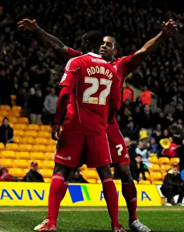 Adomah and Elliott's Goal: Bristol City's Comeback at Norwich City (14-03-2011)