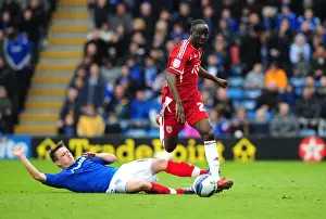 Portsmouth V Bristol City Prints: Adomah Evasive: Portsmouth's Scott Allan Closes In