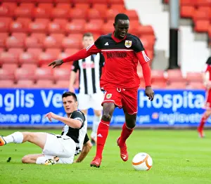Pre Season Prints: Adomah Scores Brace: Bristol City's Pre-Season Triumph Over Dunfermline (August 2012)
