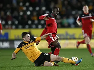 Framed Print : Adomah vs Brady: Intense Championship Clash between Hull and Bristol City, 2013 Framed Print : Adomah vs Brady: Intense Championship Clash between Hull and Bristol City, 2013