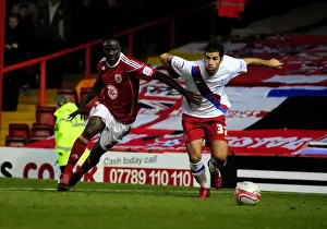 Bristol City V Crystal Palace Prints: Adomah vs. Counago