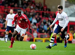 Adomah vs. Treacy: Battle for Supremacy in the Championship Clash between Bristol City and Preston North End, November 2010