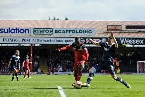 Town Prints: Adomah vs. Woods: Intense Championship Showdown at Ashton Gate
