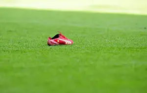 Bristol City V Ipswich Town Prints: Adomah's Abandoned Boot: A Moment of Silence at Ashton Gate