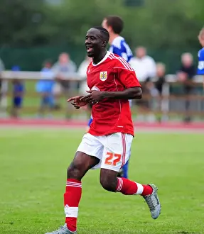 IFK Gothenburg V Bristol City Prints: Adomah's Euphoric Goal Celebration: IFK Gothenburg vs. Bristol City