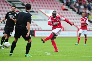 Bournemouth V Bristol City Prints: Adomah's Shot: Bristol City vs Bournemouth, Pre-Season Friendly (2013)