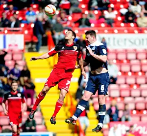 Aerial Clash: Sam Baldock vs Anthony Gerrard - Bristol City vs Huddersfield Town