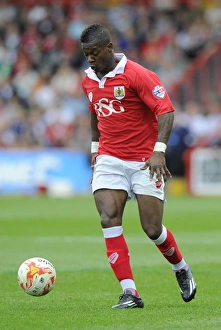 Bristol City V MK Dons Prints: Agard in Action: Bristol City vs MK Dons