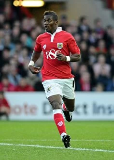 Images Dated 1st November 2014: Agard in Action: Bristol City vs Oldham Athletic, November 2014