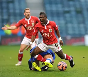 Gillingham V Bristol City Prints: Agard Foul: Gillingham vs. Bristol City FA Cup Clash, 08/11/2014