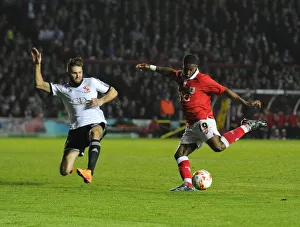 Swindon Prints: Agard Scores First: Bristol City vs Swindon Town, April 2015 - Opening Goal at Ashton Gate