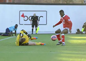 Bristol City V AFC Telford Prints: Agard Thwarted by Hedge: FA Cup Upset as AFC Telford Denies Bristol City's Kieran Agard
