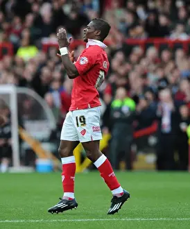 Agard's Shot Denied by Rachubka: Bristol City vs Oldham Athletic, Sky Bet League One