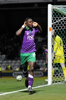 Yeovil Town V Bristol City Prints: Agard's Thrilling Goal