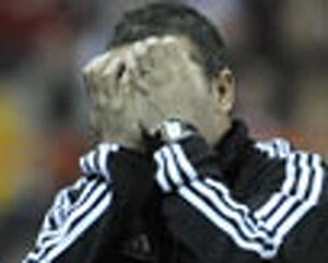 Images Dated 3rd December 2011: Agony for Derek McInnes: Bristol City Manager Endures Tough Loss Against Middlesbrough