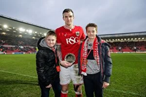 Images Dated 13th February 2016: Aiden Flint's Double Strike: Man of the Match at Ashton Gate (Bristol City v Ipswich Town)