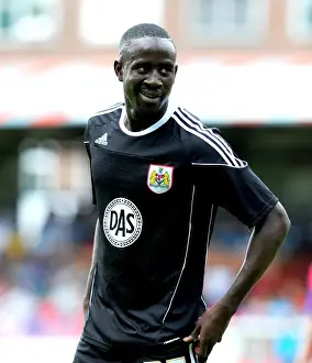 Aldershot V Bristol City Prints: Albert Adomah in Action: Bristol City Footballer at Aldershot