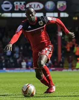 Albert Adomah in Action: Bristol City vs Huddersfield Town, Npower Championship (2013)
