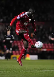 Albert Adomah Scores for Bristol City Against Portsmouth in Championship Match, 08-03-2011 (Bristol City v Portsmouth)