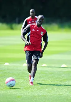 Albert Adomah's Unwavering Focus: Pre-season Training with Bristol City