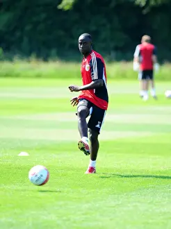 Albert Adomah's Unwavering Focus: Pre-Season Training with Bristol City