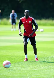 Albert Adomah's Unwavering Focus: Pre-season Training with Bristol City