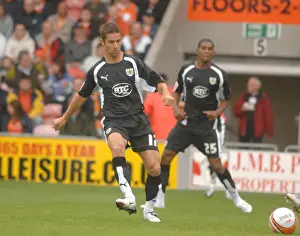 Blackpool V Bristol City Prints: Alex Russell: Brilliant Performance for Bristol City Against Blackpool
