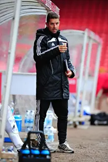 Bristol City U21s V Ipswich Town Prints: Alex Russell in Charge: Bristol City U21s vs Ipswich Town U21s