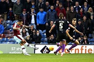 Images Dated 28th December 2015: Andre Gray Scores First: Burnley Leads Bristol City 1-0 at Turf Moor (December 28, 2015)