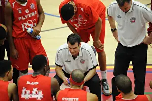 Andreas Kapoulas in Action: Bristol Flyers vs Cheshire Phoenix Basketball Game