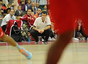 Andreas Kapoulas: Leading the Charge in Basketball Action - Bristol Flyers vs Surrey United