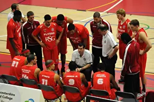 Andreas Kapoulas Leads Bristol Flyers in Basketball Action Against Cheshire Phoenix
