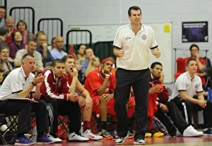 Bristol Flyers v Surrey United Collection: Andreas Kapoulas Leads Bristol Flyers in BBL Showdown against Surrey United