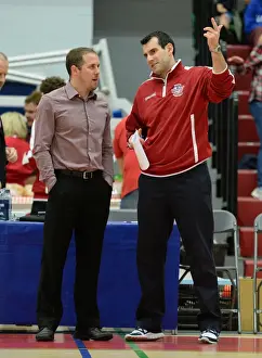 Bristol Flyers V Sheffield Sharks Prints: Andreas Kapoulas Leads Bristol Flyers in BBL Clash Against Sheffield Sharks