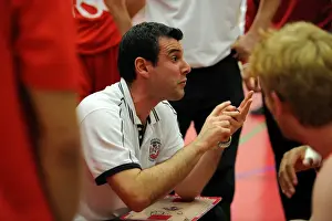 Andreas Kapoulas Leads the Charge: Intense Moment from the Bristol Flyers vs Cheshire Phoenix Basketball Game