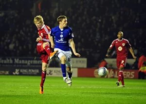Leicester City v Bristol City Collection: Andy Keogh's Near-Miss: Leicester City vs. Bristol City Championship Clash (18/02/2011)