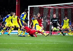 Anthony Gardner Blocks Marvin Elliott's Goal Attempt: A Pivotal Moment in Bristol City vs
